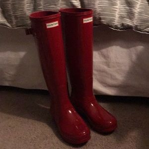 Hunter rain boots, size 8, euro 39